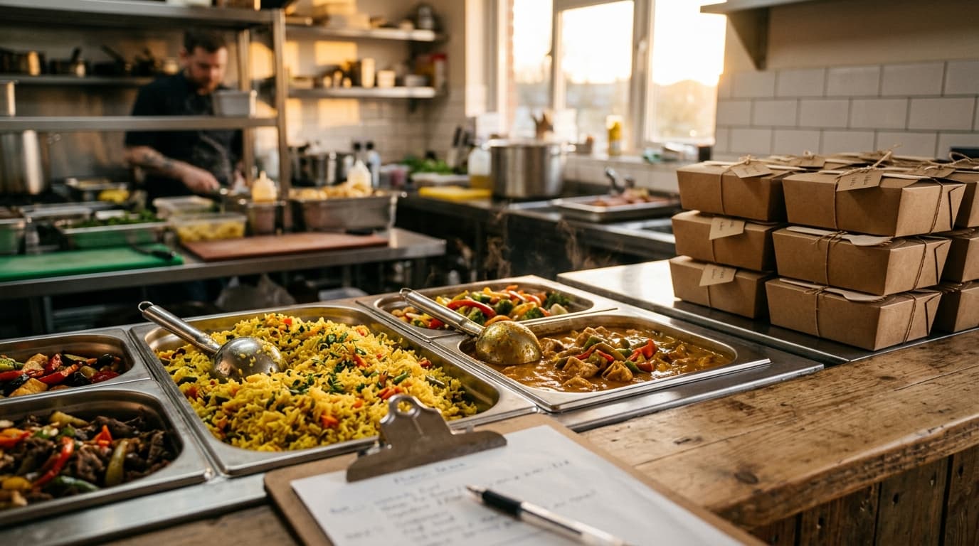 Hitung HPP Makanan untuk Catering: Porsi Besar vs Per Piring